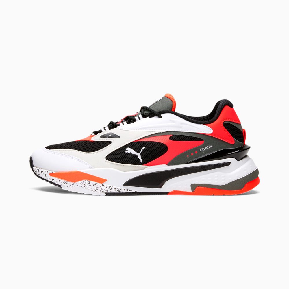 Puma RS-Fast Férfi Sportcipő - Fehér/Fekete/Piros ( Hungary - VIEWJ6097 )